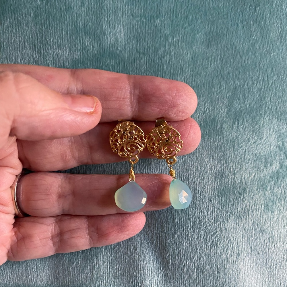Goldtone earrings
